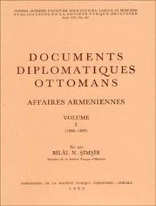 Documents Diplomatiques Ottomans Affaires Armeniennes - I