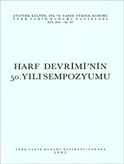 Harf Devrimi`nin 50. Yılı Sempzyumu