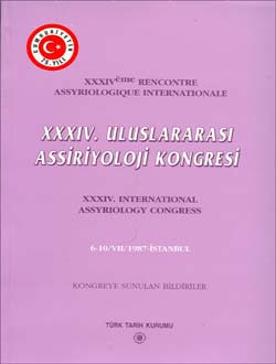 XXXIV. Uluslararası Assiriyoloji Kongresi - XXXIV International Assyri