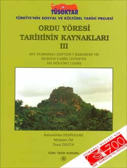 Ordu Yöresi Tarihinin Kaynakları III