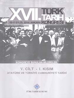 Türk Tarih Kongresi 17/5-1 : Atatürk ve Türkiye Cumhuriyeti Tarihi