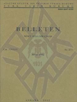 Belleten 275. Sayı