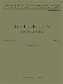 Belleten 269. Sayı