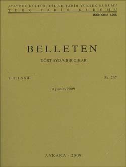Belleten 267. Sayı