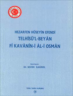 Telhîsü`l-Beyân Fî Kavânîn-i Âl-i Osmân