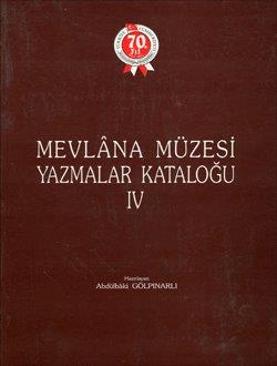 Mevlana Müzesi Yazmalar Kataloğu 4